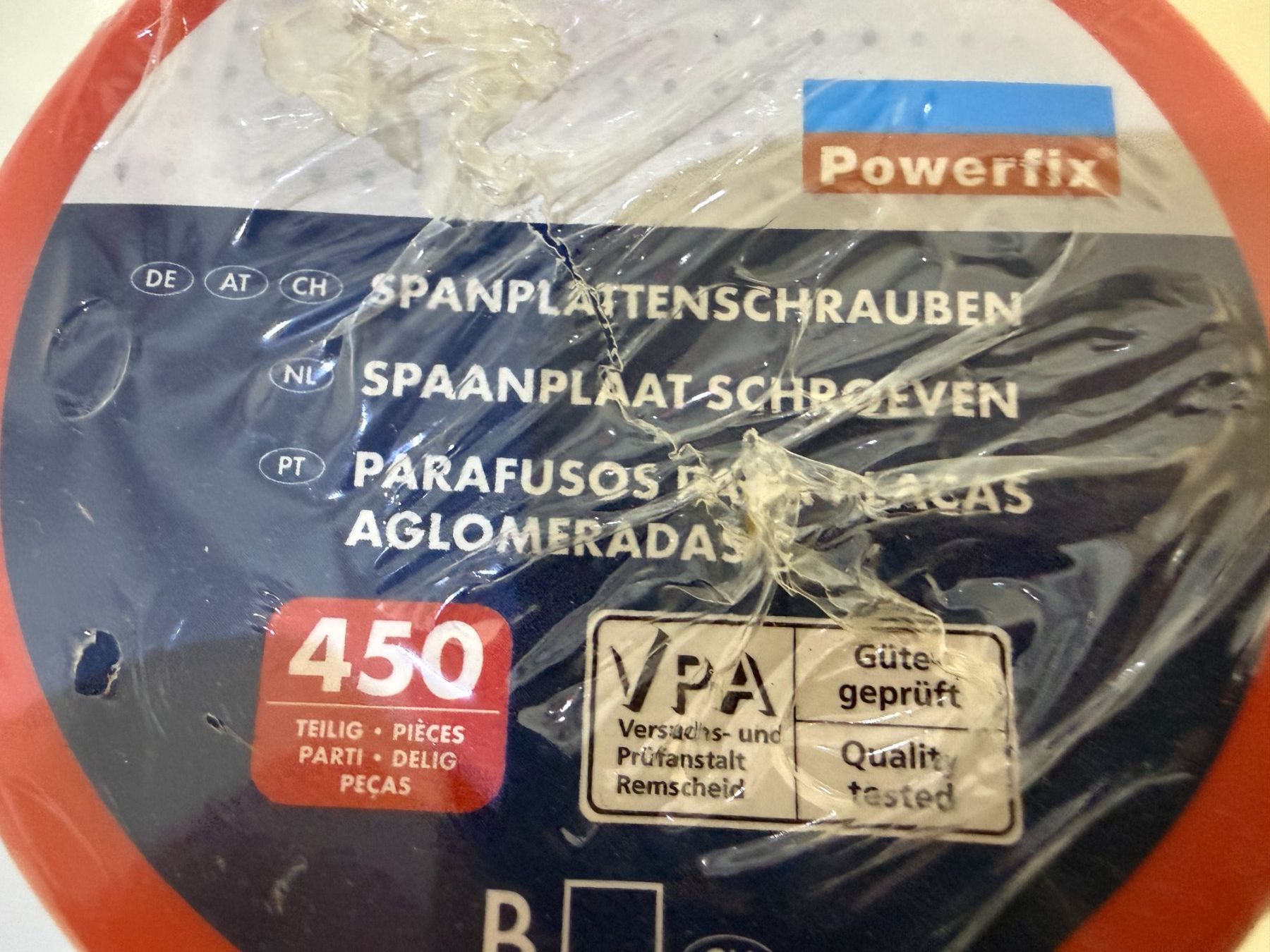 Eisenwaren: Spanplattenschrauben, 450 teilig, 4 Grössen, Fabrikneu – Neu und originalverpackt aus Unterengstringen von Tnovus 1