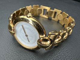RODOLPHE By LONGINES 27 mm plaquée or bon état, pile neuve
