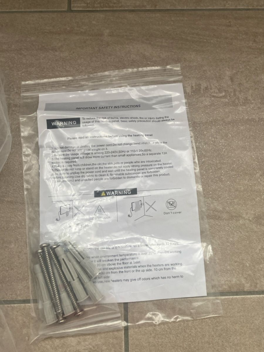 Heizgeräte: 180 Watt Infrarot Panel Heizung – Neu und originalverpackt aus Berikon von Samurai67ch 2