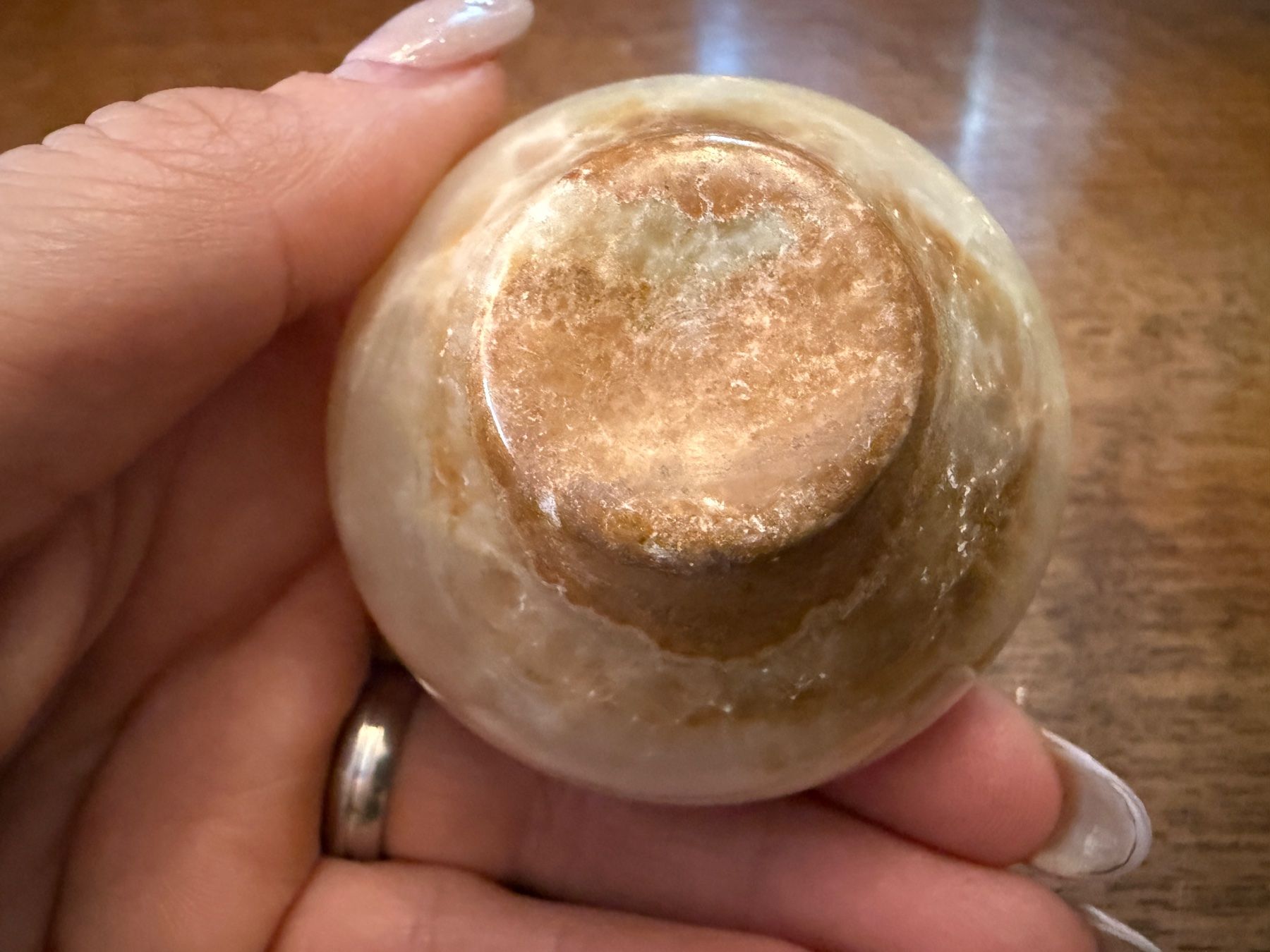 Alle Dekorationen: Dekoapfel Onyx-Stein mit Blatt Messing – Gebraucht aus Erstfeld von Uhu1980 2