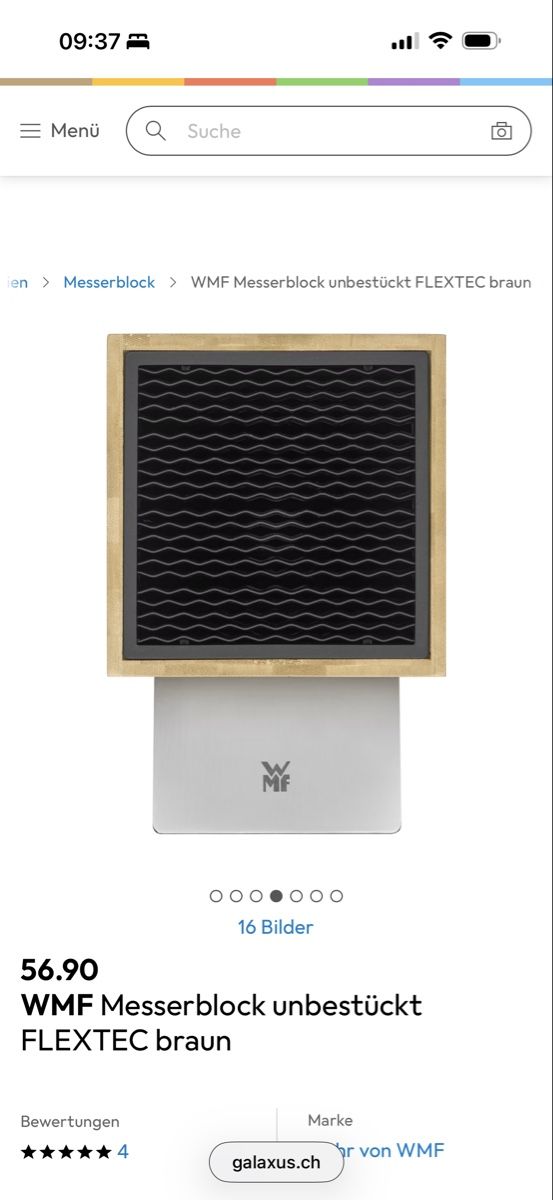 WMF Couteaux: Messerblock WMF Flextec neue  – Neuf avec emballage d'origine à Riedt b. Erlen par tet_5957 1