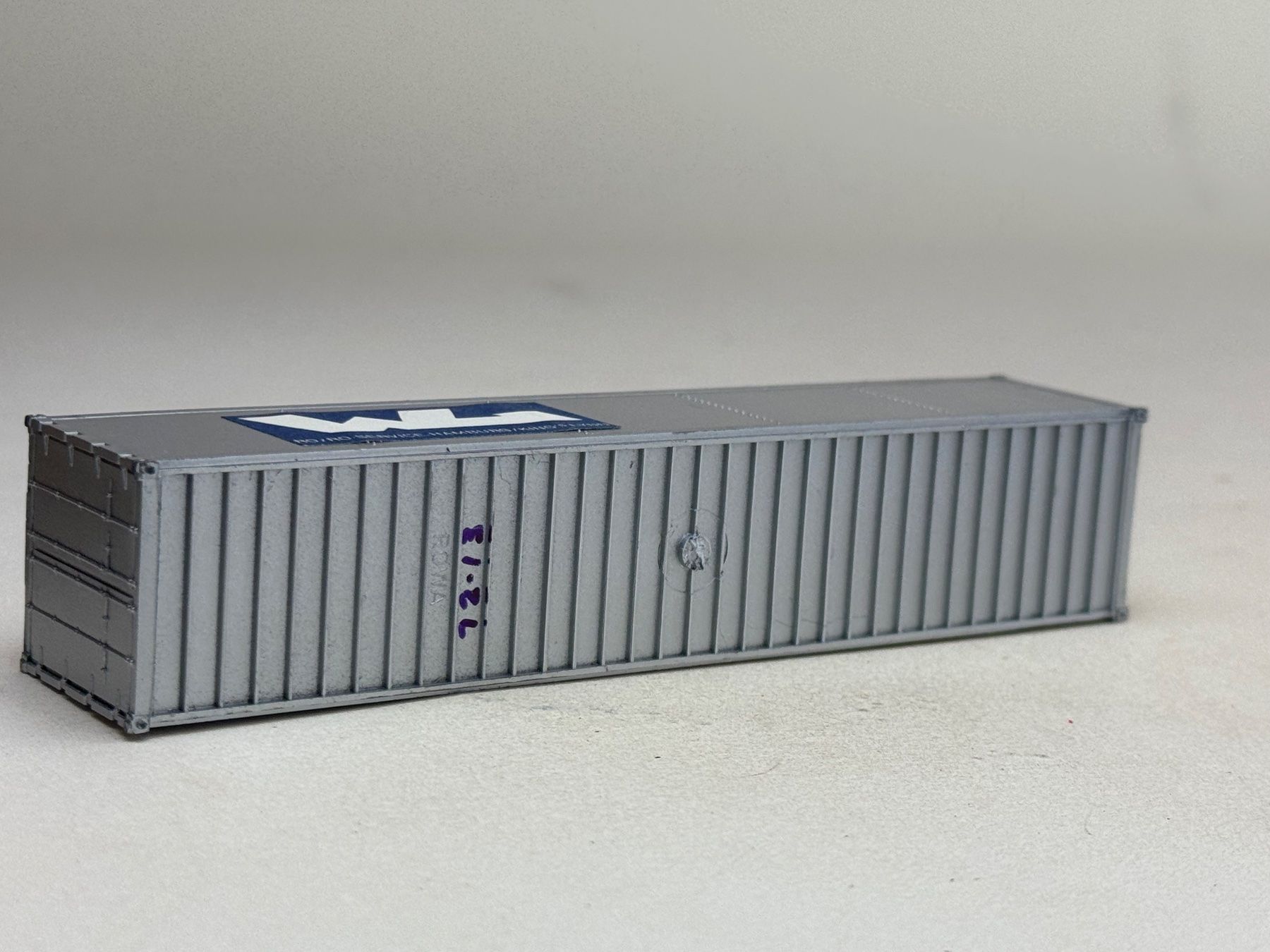 Modelleisenbahnen: EB- 40 Ft. Container WL silbern – Gebraucht aus Elm von Wikmtz 2