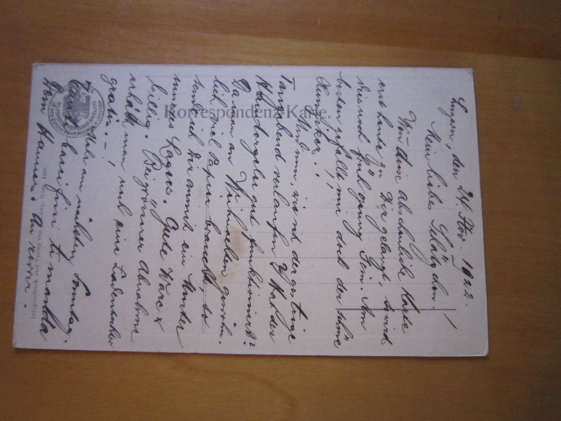 Cartoline postali: No 5 Postkarte Wien 1908 gebraucht 1922 – Usato da Gordola venduto da Polentaefung 1