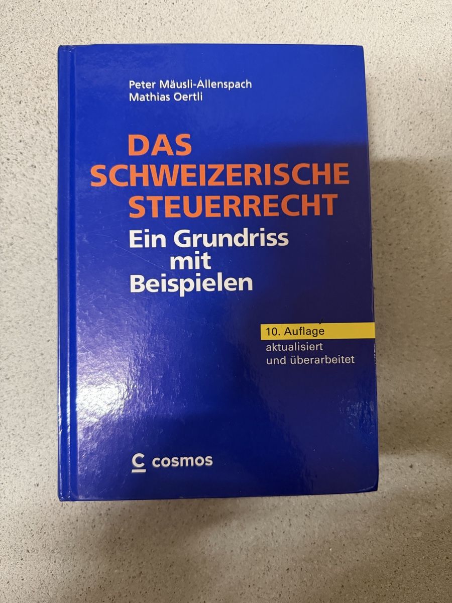 Bücher: Das Schweizerische Steuerrecht – Gebraucht aus Holderbank AG von mic_vm2j