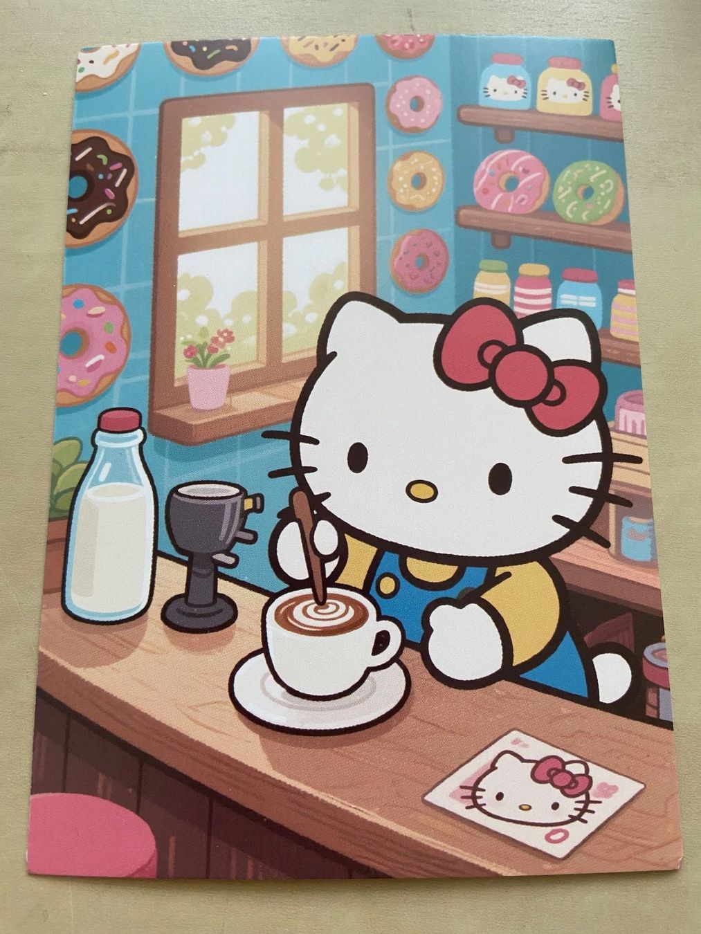 Cartoline postali: Hello Kitty Postkarte neu – Nuovo e nell'imballaggio originale da Luzern venduto da waterfront1