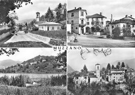 Muzzano (TI) Vedute del paese e del lagoG