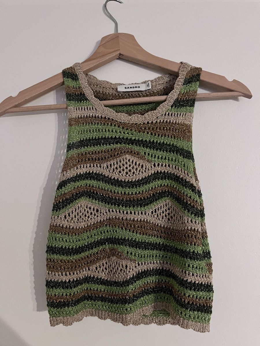 Sandro Top: Sandro Stricktop | Gr. S | gestreift – Usato da Hinterkappelen venduto da _G-G_