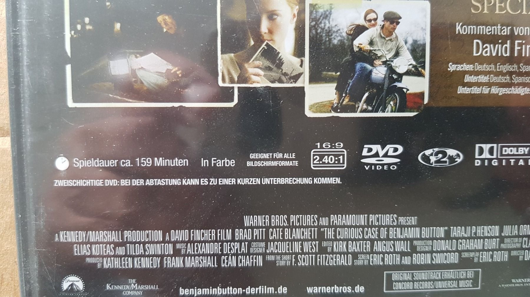Tutti i DVDs: DVD Der seltsame Fall des Benjamin Button – Usato da Oetwil am See venduto da fineli2 1