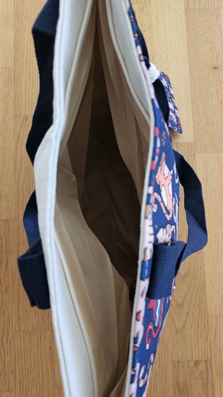 Borse: Canvas Strandtasche / Freizeittasche mit kleinem Beutel   – Nuovo e nell'imballaggio originale da Grosshöchstetten venduto da Chaotik-Reptil 2