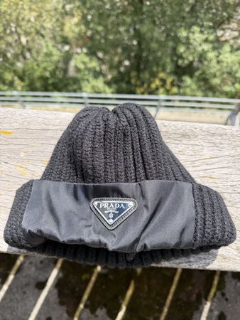 Prada Re-Nylon Beanie Hat