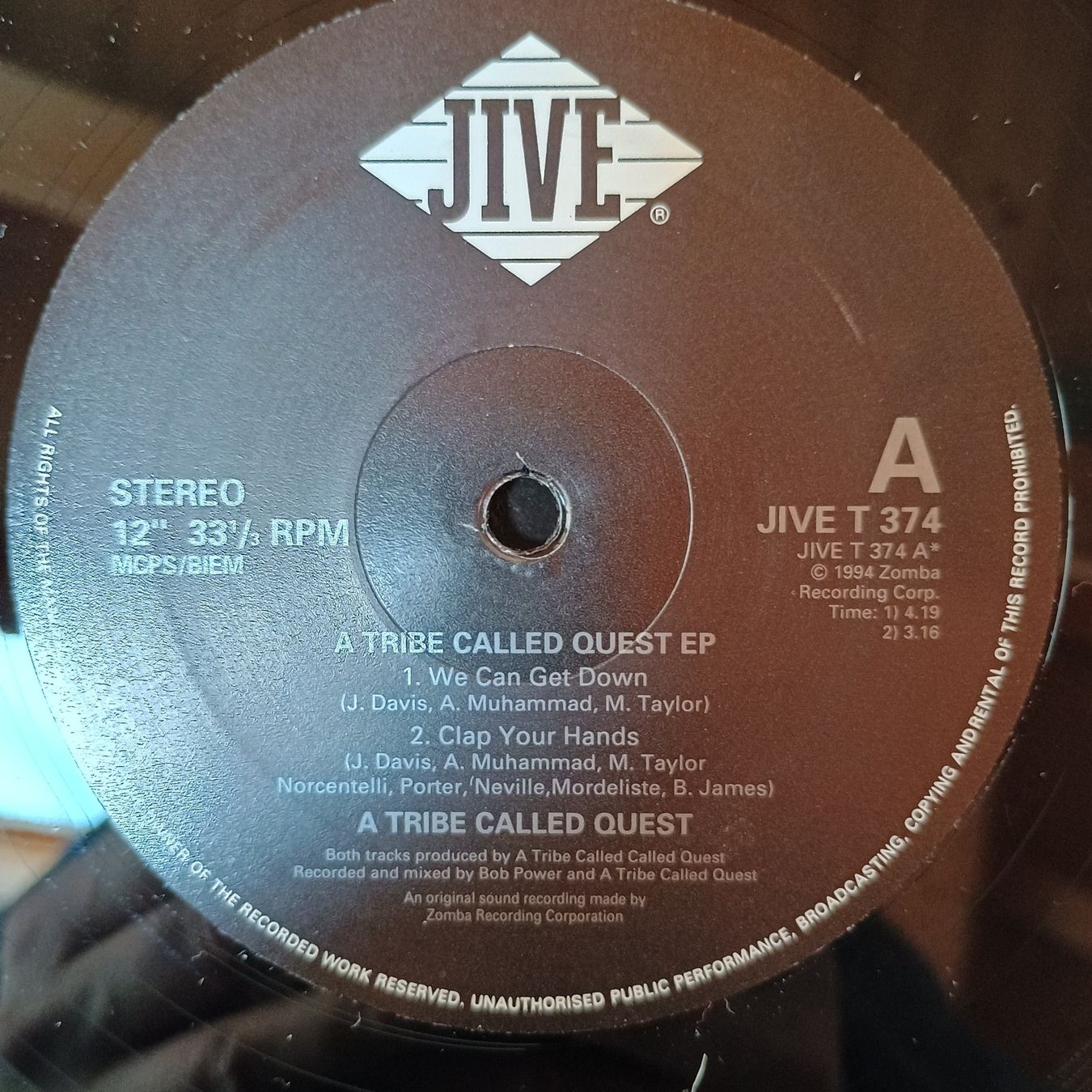 Dischi in vinile: A Tribe Called Quest EP 12" EU-1994 VG++/ NM – Usato da münchenstein venduto da karl_heinz_krasser 2