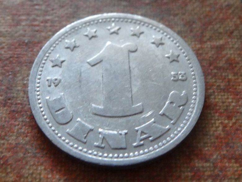 Tutti le monete: YOUGOSLAVIE  1  Dinar  1953 – Usato da Romanel-sur-Lausanne venduto da Swift13