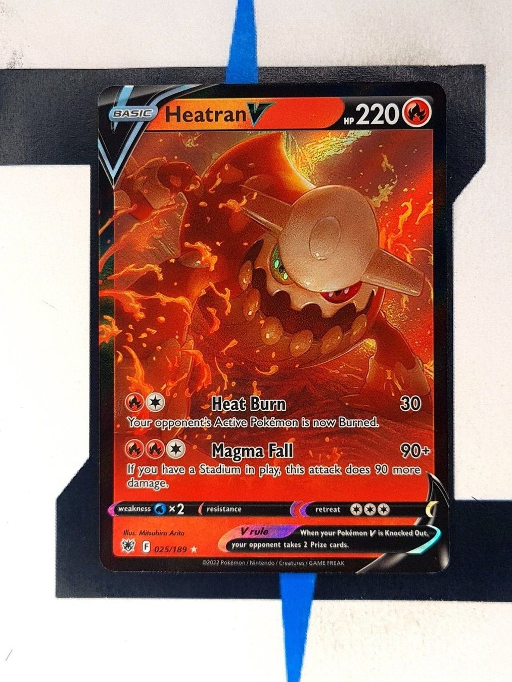 Pokémon Carte collezionabili: Heatran V ASR025 EN EX – Usato da Basel venduto da Zadoys