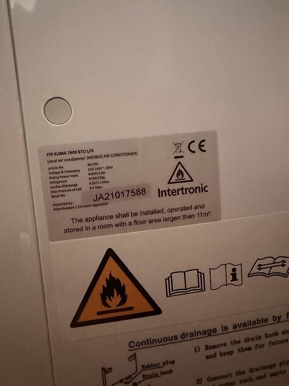 Klimageräte: Klimagerät Intertronic zu verkaufen – Gebraucht aus Berikon von bleri15 4