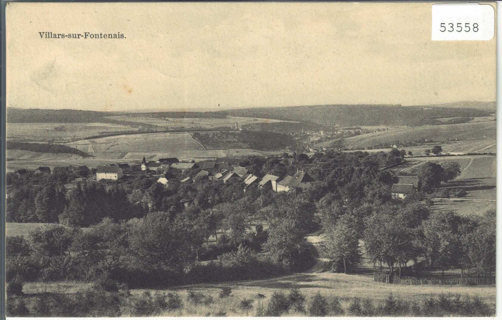Ansichtskarten: Villars-sur-Fontenais - Vue generale – Gebraucht aus Ettingen von Kartenplanet