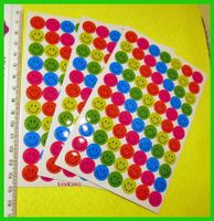 NEUE Smiley 4 Blatt à 77 Sticker 308 Stück Emoji