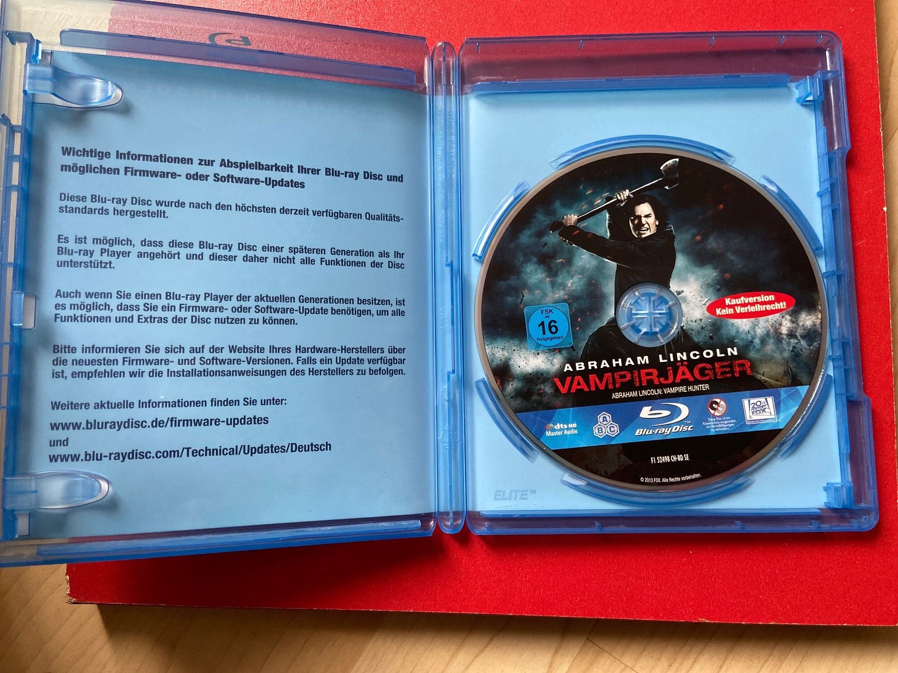 Alle DVDs: Bluray Abraham Lincoln Vampirjäger – Gebraucht aus Sirnach von SpeedyGT 2