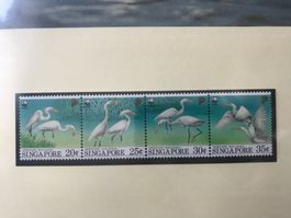 WWF Singapur 1993 China-Seidenreiher Satz postfrisch 4er-Str