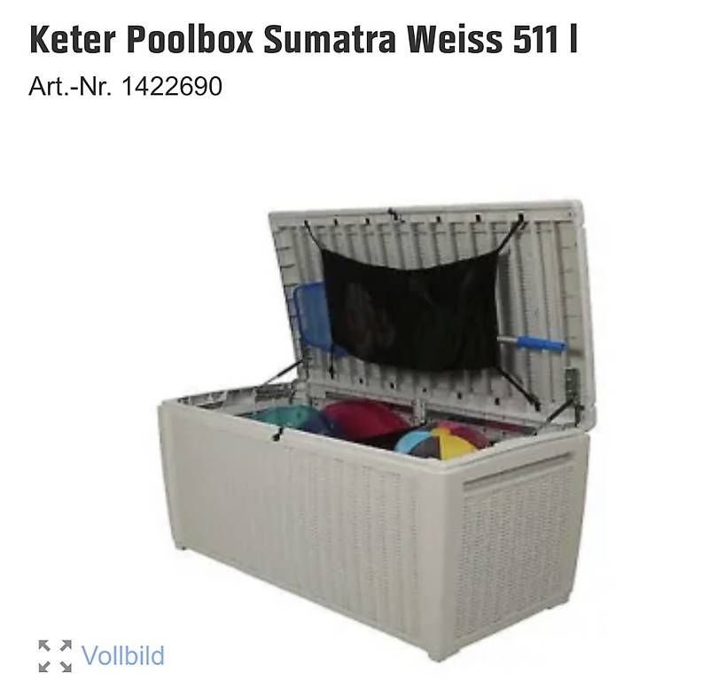 Keter Box contenitori: Keter Gartenbox Poolbox Garten – Usato da Gontenschwil venduto da Datei