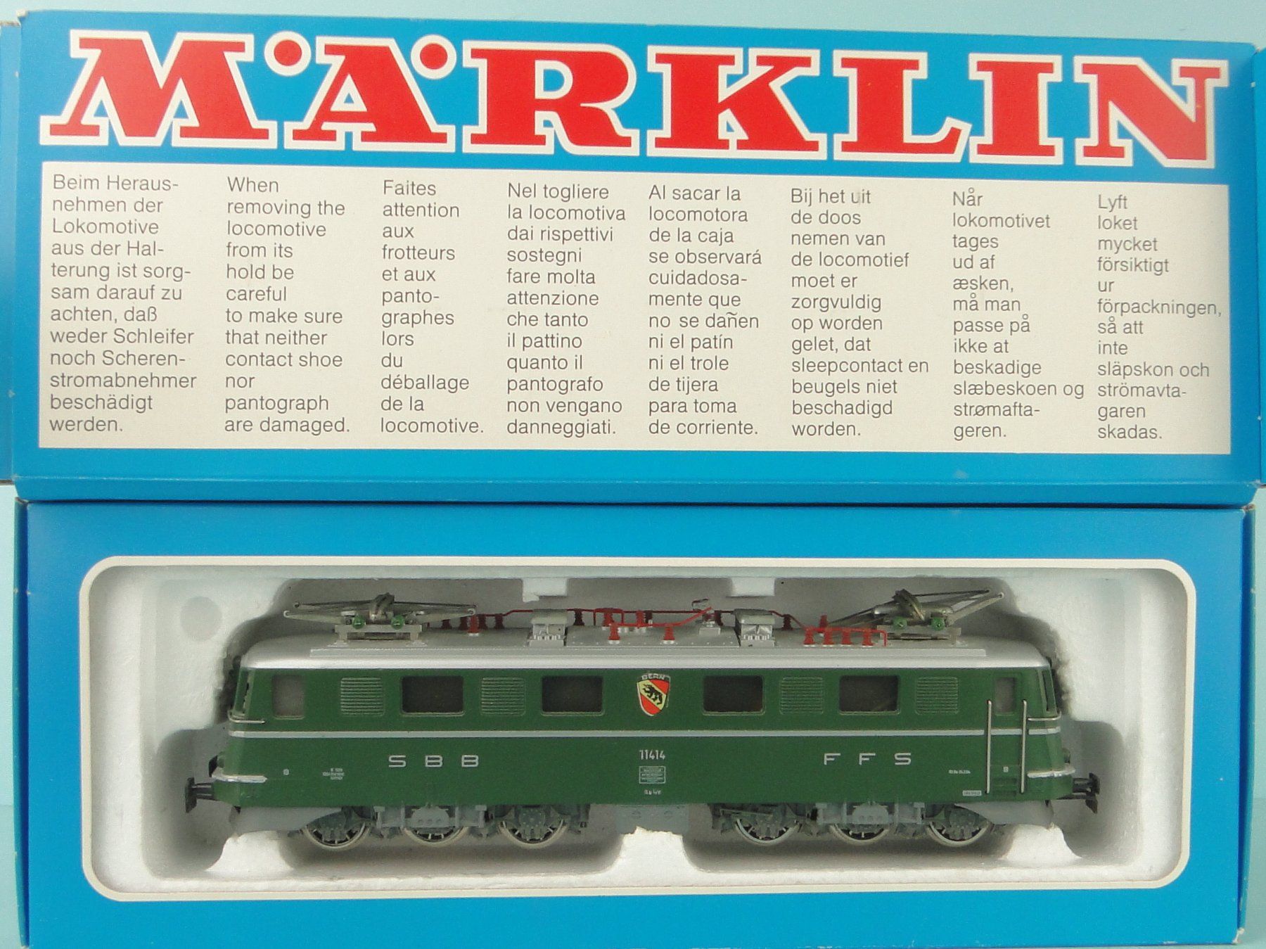 Märklin Modellini di ferrovie: Märklin 3050  SBB Ae 6/6, Gleichstrom – Usato da Bülach venduto da cann11 9