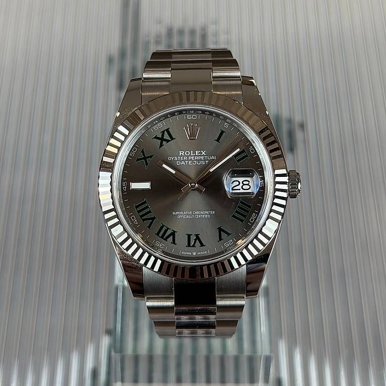 Uhren: Rolex Datejust 41mm "Wimbledon" 126334 – Gebraucht aus Genève von minty.watches