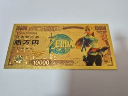 Gold Foil Plated The Legend Of Zelda Banknote Zelda - TotK