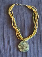 Boho- oder Ethnoschmuck Halskette England 80er Jahre