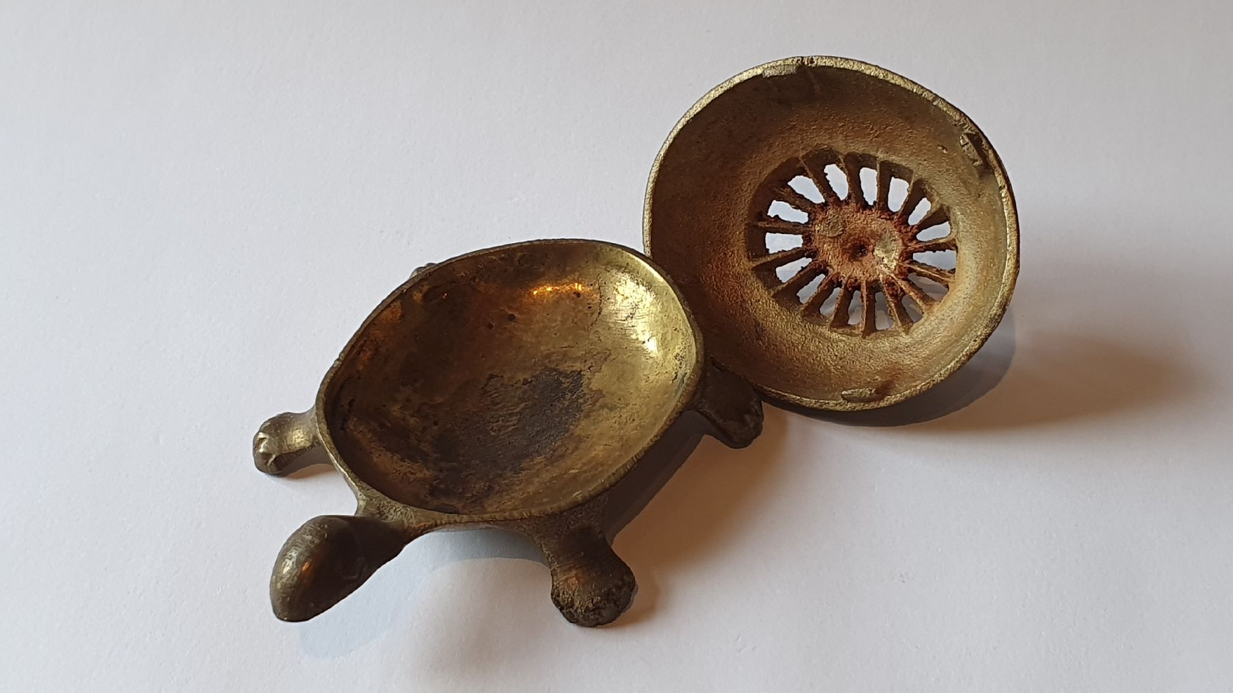 Figuren: Schildkröte vollplastisch aus Metall – Gebraucht aus Dürnten von stefanverkauft 4