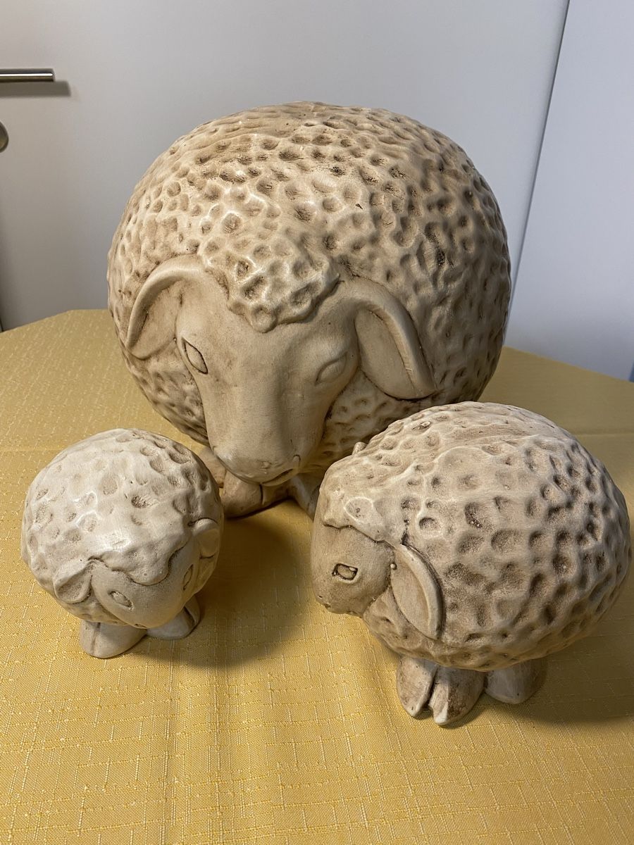 Statuette: Deko SCHAFE aus Ton – Nuovo (secondo la descrizione) da Schneisingen venduto da bea_9lqd