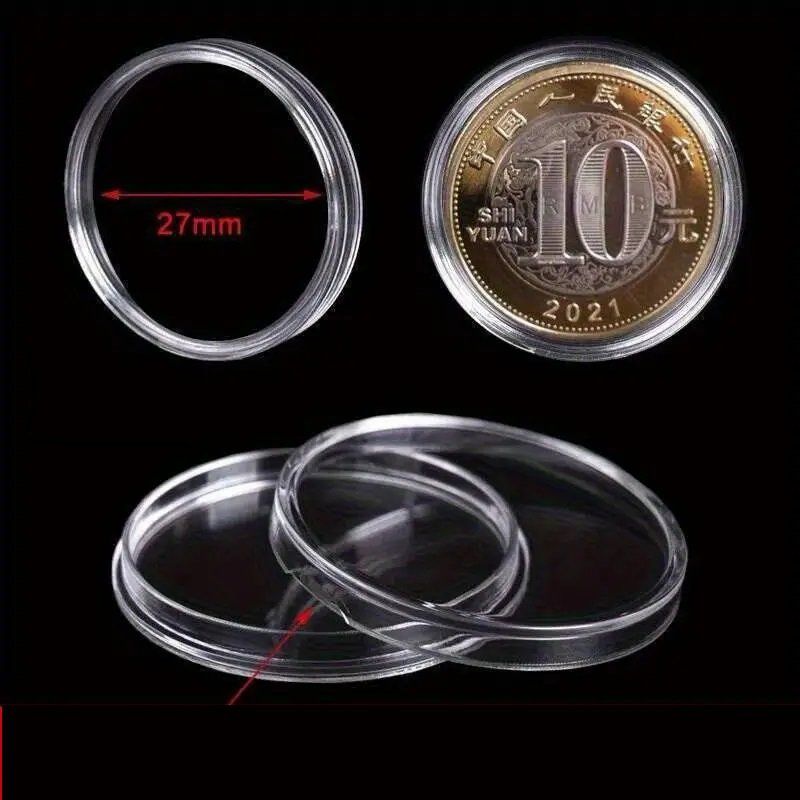 Alle Münzen: 100x Münzkapseln 27mm + Box / Capsules Pièces de Monnaie – Neu und originalverpackt aus Minusio von graziano11 3