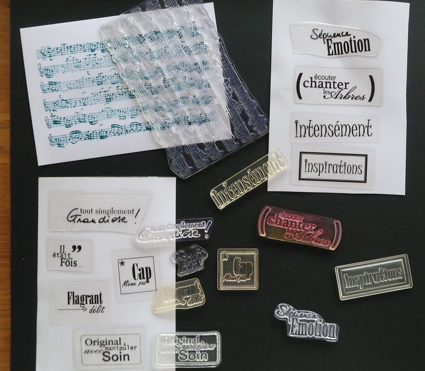 Tampons Pour Scrapbooking GLOBLELAND Tampons Transparents En Silicone Pour La Fabrication De
