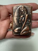 Neues, seltenes Vintage-Zippo-Feuerzeug mit kunstvoller Grav