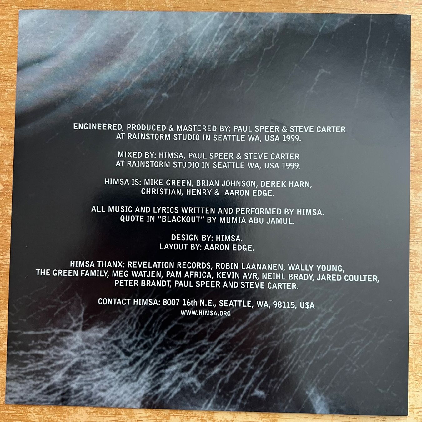 Dischi in vinile: Himsa - Blackout / 1. US-Press. 1999 - Hardcore - TOP – Usato da Gais venduto da soundcave57 2