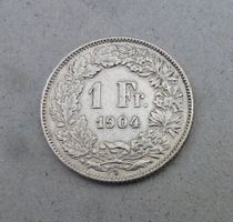 ++ 1.- Franken 1904, gute Erhaltung