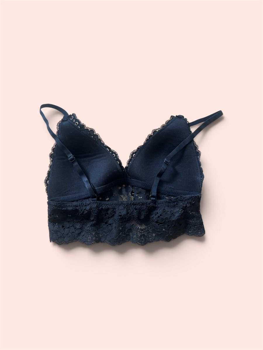 Top: Bralette Dunkelblau Spitze Grösse S neuwertig – Usato da Wettingen venduto da ele_n8lj 1