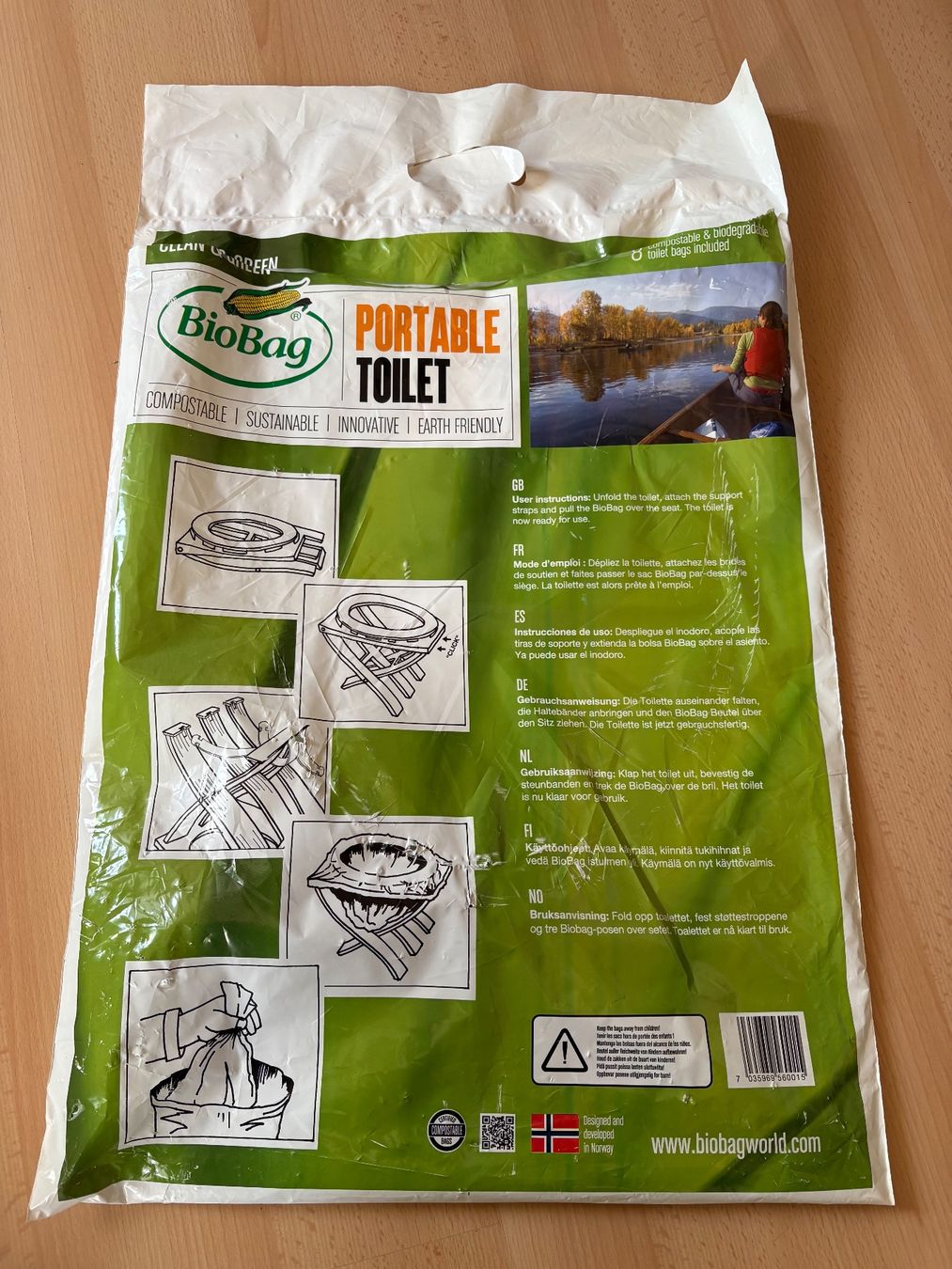 WC: BioBag Portable Toilet – Usato da Aadorf venduto da krhu 1