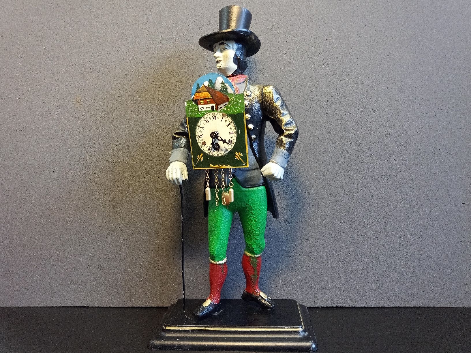 Statuette: Schwarzwälder Uhrenmann – Usato da Reiden venduto da Zofi-Brocki