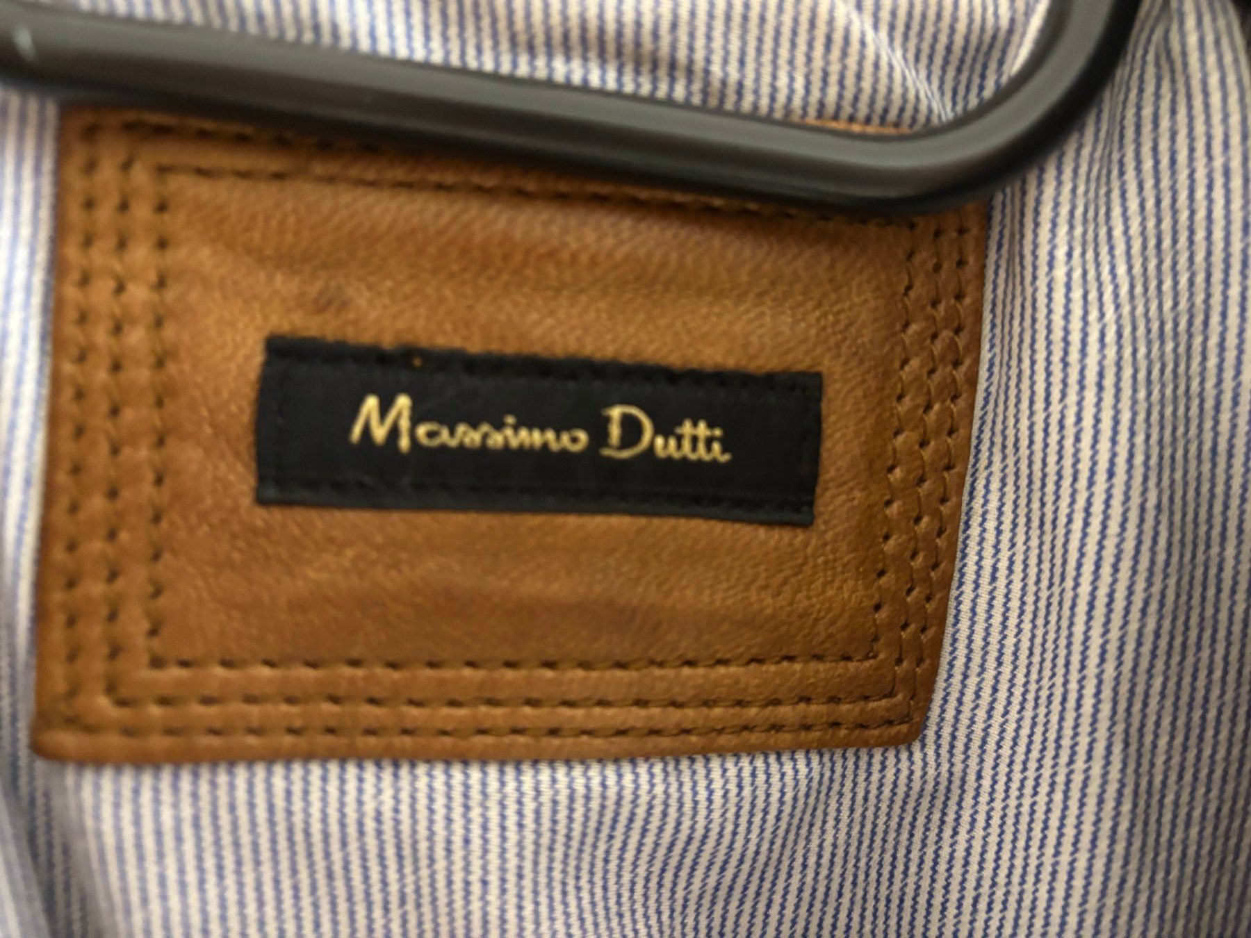 Massimo Dutti Giacche: Lederjacke hellbraun Gr. M Massimo Dutti fast Neu ! – Usato da Stäfa venduto da sneifi 3