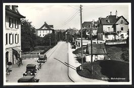 Wohlen /AG, Bahnhofstrasse mit Restauran
