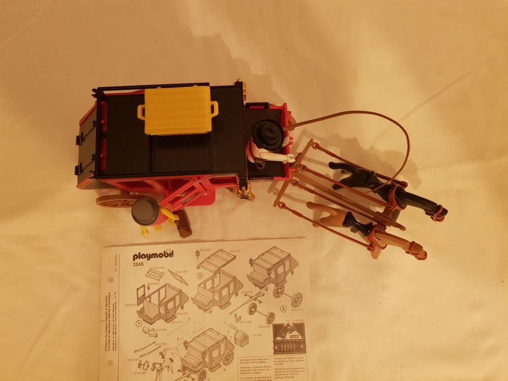 PLAYMOBIL DILIGENCE MAINS fixes 3245 a 1977 EUR 30,00