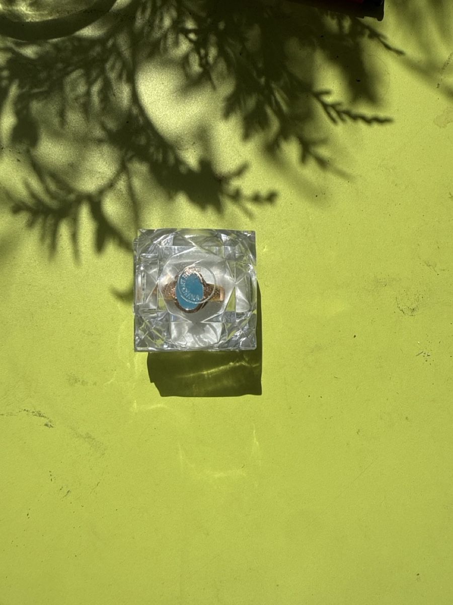 Anelli: Vintage Damenring mit blauem Stein – Usato da Zollikerberg venduto da hai_lr7s 1