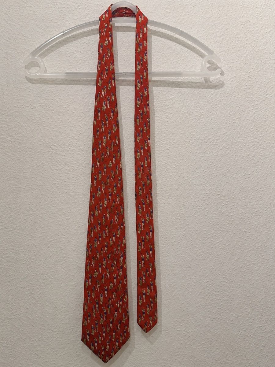 Cravatte: Krawatte Rot %100 Silk – Nuovo e nell'imballaggio originale da Basel venduto da SimpleE