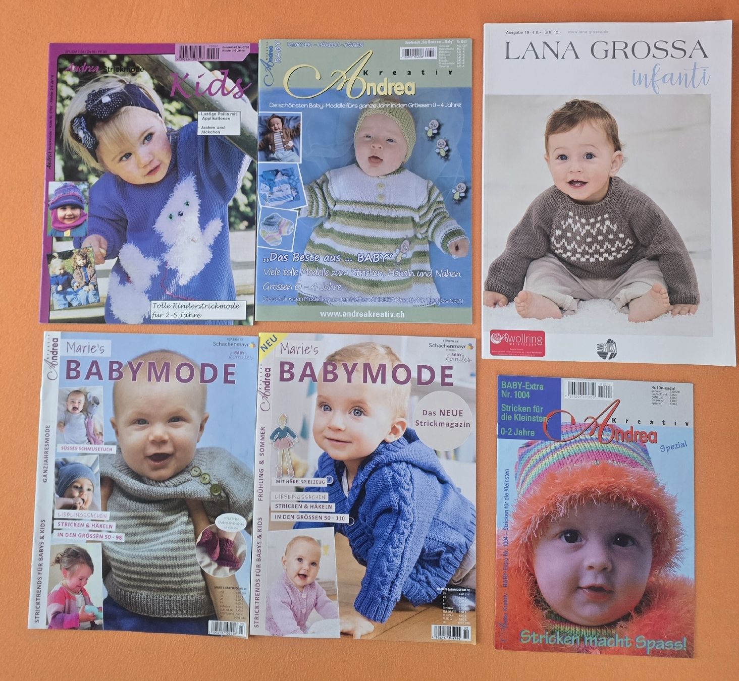 Riviste & Magazine: 6 diverse Strickhefte – Usato da Escholzmatt venduto da Koenigskind2023
