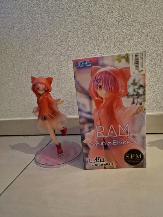 SEGA Re:Zero – Starting Life In Another World – SPM Figura Ram Rainy Day Ver. – Action Figure Da Collezione Con Base Inclusa