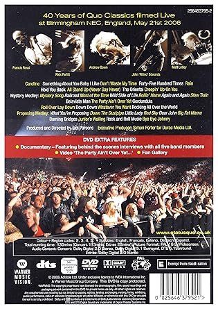 Tutti i DVDs: Status Quo - Just Doin It! Live – Usato da Basel venduto da Best-Harvest 1