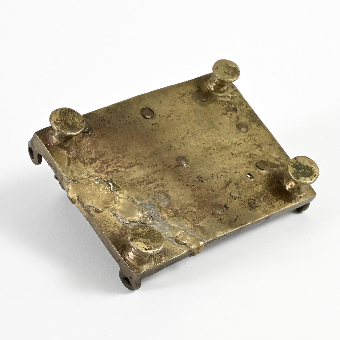 Sculture & Statue: Antiker Bronze Miniatur Altar, Indien – Usato da Bern venduto da chamunda 3