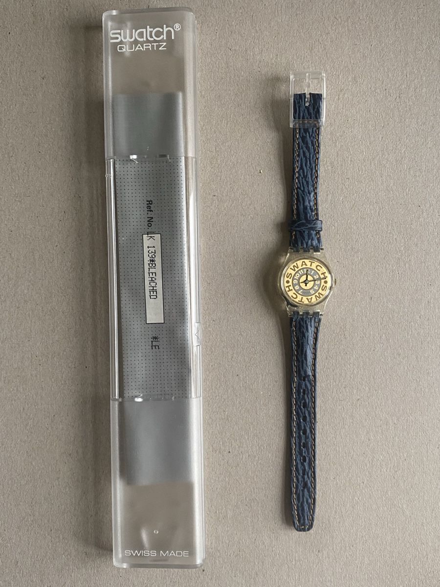 Swatch Orologi: Swatch LK139 Bleached Vintage Quartz Uhr – Nuovo (secondo la descrizione) da Bremgarten b. Bern venduto da Jonathan_fvf7