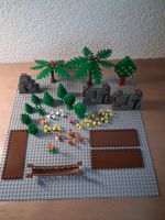 Lego Pflanzen, Bäume, Blumen,Brücke,Papageien. /Beschreibung