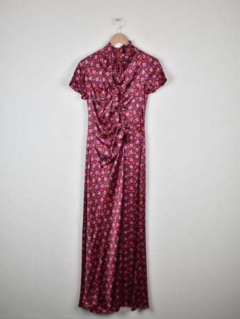 Saloni Maxikleid "Kelly", 100% Seide, Gr.34/36 (UK8/US4)
