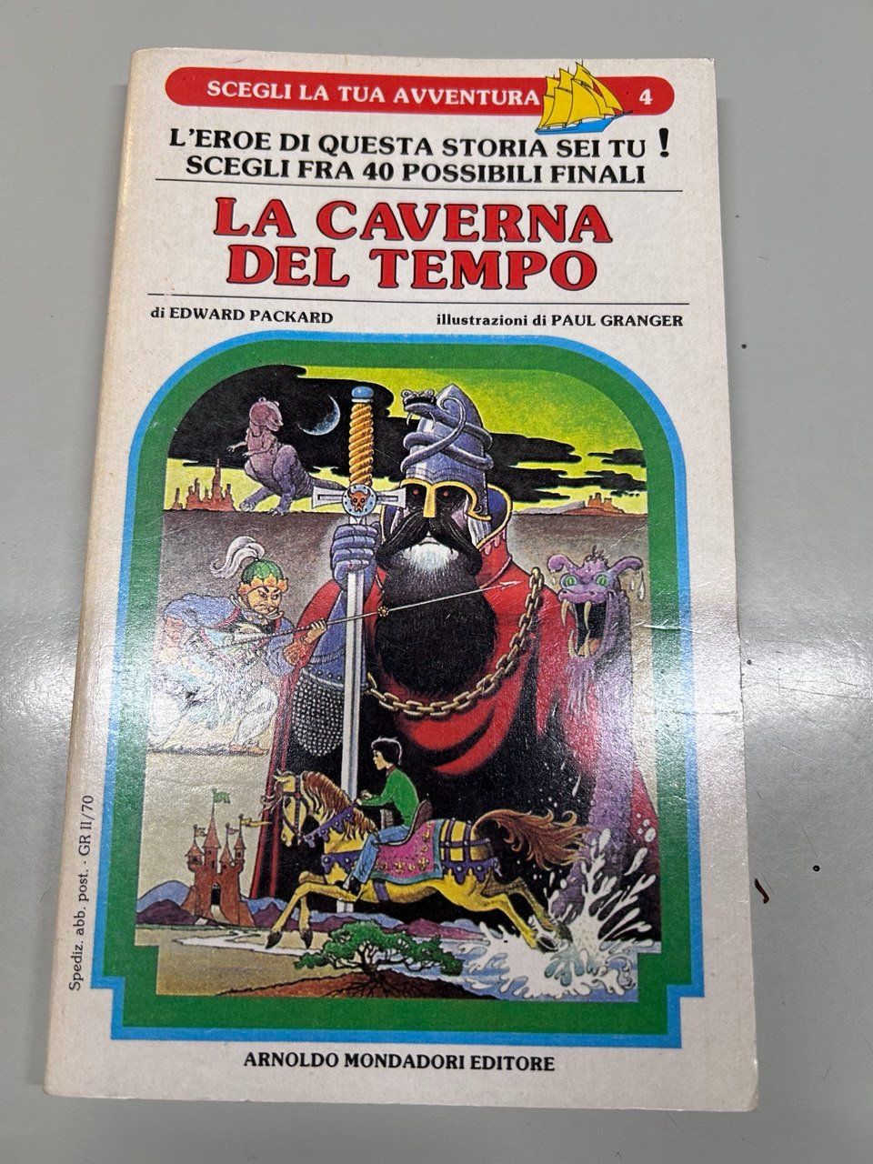 Bücher: N. 4 "La caverna del tempo" - Edward Packard 1987 – Gebraucht aus Giubiasco von LorisVale